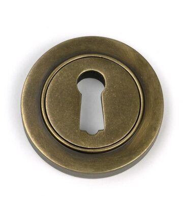 From The Anvil Burnished Brass Round Escutcheon (Plain)