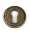 From The Anvil Burnished Brass Round Euro Escutcheon (Art Deco)