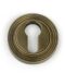 From The Anvil Burnished Brass Round Euro Escutcheon (Beehive)