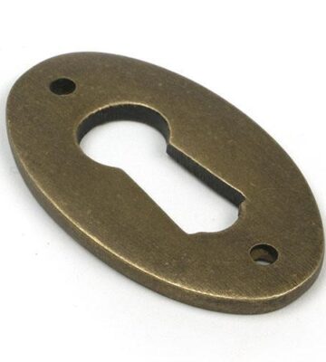 From The Anvil Burnished Brass Oval Escutcheon
