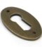 From The Anvil Burnished Brass Oval Escutcheon