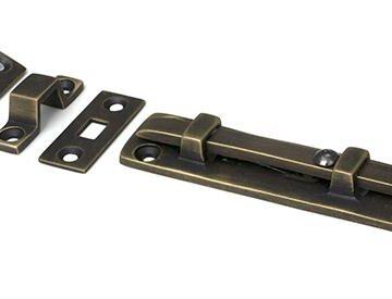 From The Anvil Burnished Brass 4″ Universal Bolt