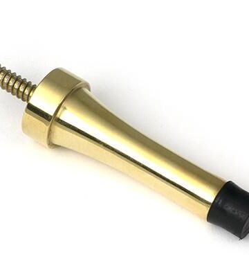 From The Anvil Polished Brass Projection Door Stop