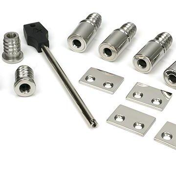 From The Anvil Polished Marine SS (316) Secure Stops (Pack of 4)