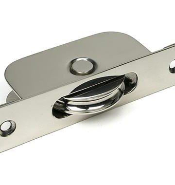 From The Anvil Polished Marine SS (316) Square Ended Sash Pulley 75kg