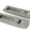 From The Anvil Satin Marine SS (316) 175mm Plain Rectangular Pull - Privacy Set