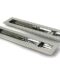 From The Anvil Polished Marine SS (316) 250mm Plain Rectangular Pull - Privacy Set