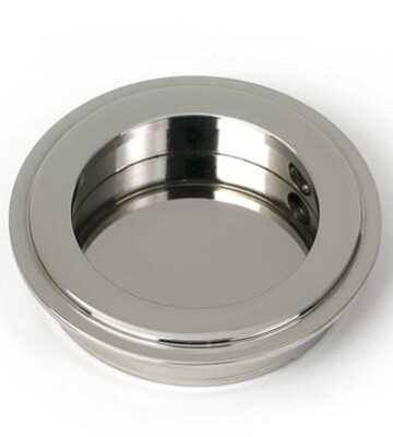From The Anvil Polished Marine SS (316) 60mm Art Deco Round Pull