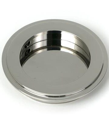 From The Anvil Polished Marine SS (316) 75mm Art Deco Round Pull