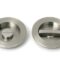 From The Anvil Satin Marine SS (316) 75mm Plain Round Pull - Privacy Set