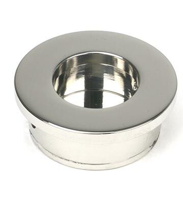 From The Anvil Polished Marine SS (316) 34mm Round Finger Edge Pull