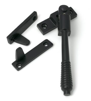 From The Anvil Matt Black Night-Vent Locking Reeded Fastener