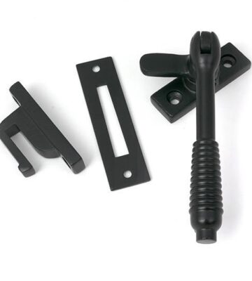 From The Anvil Matt Black Locking Reeded Fastener