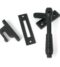 From The Anvil Matt Black Locking Reeded Fastener
