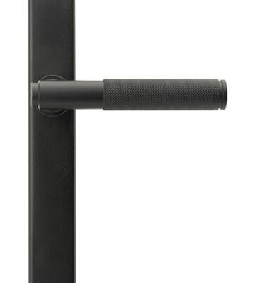 From The Anvil Matt Black Brompton Slimline Lever Espag. Latch Set