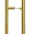 From The Anvil Aged Brass (316) 1.8m Offset T Bar Handle B2B 32mm Ø