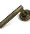 From The Anvil Burnished Brass Brompton Lever on Rose Set (Art Deco) - Unsprung