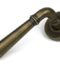 From The Anvil Burnished Brass Newbury Lever on Rose Set (Plain) - Unsprung