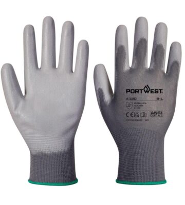 Portwest A120 Grip 13 PU Palm Glove – Grey