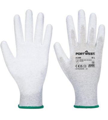 Portwest A199 ESD 13 PU Palm Glove – Grey