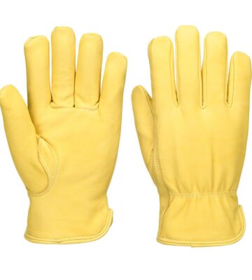 Portwest A271 Cold 200 Cow Grain Driver Glove – Beige