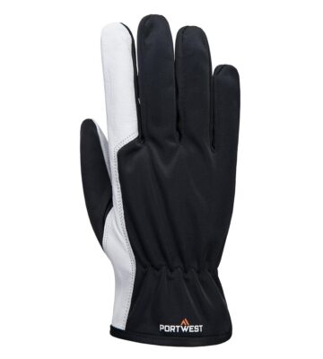 Portwest A281 Mechanic 120 Leather Palm Glove – Grey