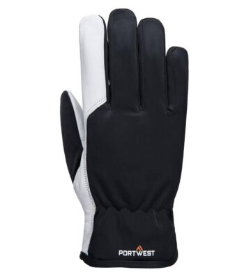 Portwest A282 Mechanic 120 Leather Palm Lined Glove – Grey