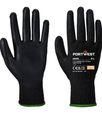 Portwest A635 Cut B13 PU Economy Glove – Black