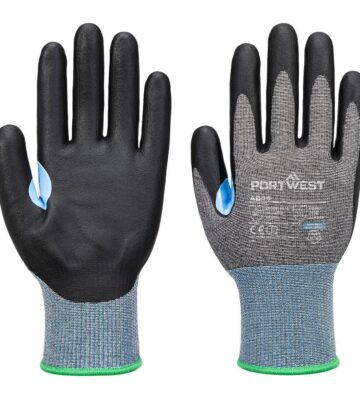 Portwest A644 CS Cut D15 Nitrile Glove – Grey/Black