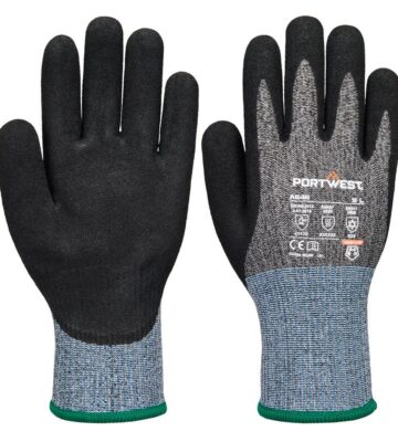Portwest A646 Cold D13 Nitrile Viz-Tex Cut Glove – Black