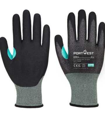 Portwest A661 CS Cut E18 Nitrile Glove – Black