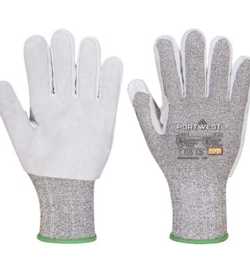 Portwest A674 CS Cut F13 Leather Glove – Black