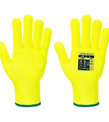 Portwest A688 Cut D13 Viz-Tex Liner Glove – Yellow