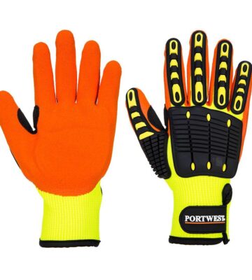 Portwest A721 Impact 13 Nitrile Reinforced Palm Glove – Yellow/Orange