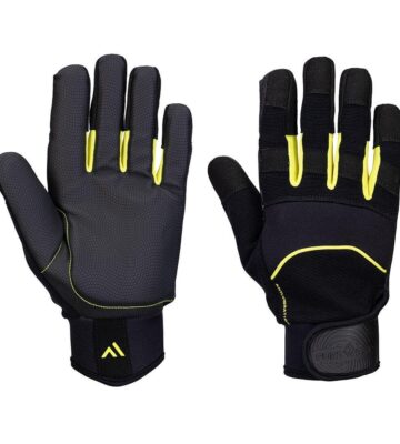 Portwest A791 Anti-Vibration B600 PU Mechanical Glove – Black