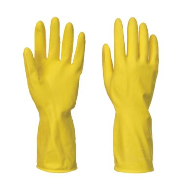 Portwest A800 Household Latex Glove Full Box (240 Pairs) – Yellow
