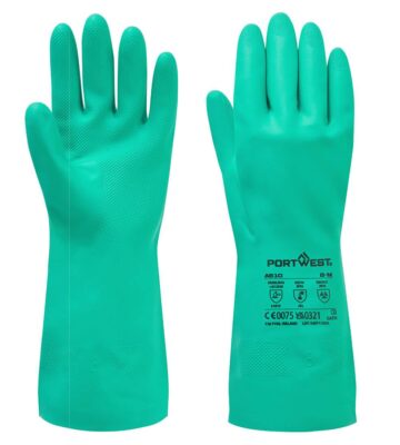 Portwest A810 Chem 320 Nitrile Gauntlet – Green