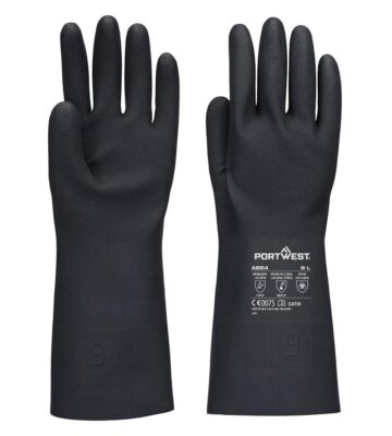 Portwest A824 Chem 350 Butyl Gauntlet – Black