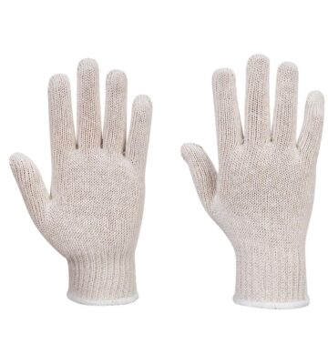 Portwest AB030 Liner 7 Glove Full Box (288 Pairs) – White