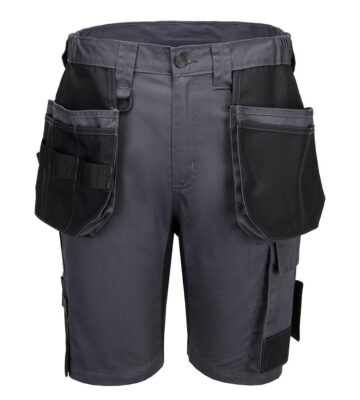 Portwest CD842 WX2 Eco Craft Holster Shorts – Metal Grey