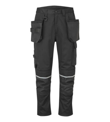 Portwest CD845 WX2 Eco Craft Holster Trousers – Black Short (Short Fit)