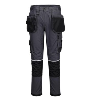 Portwest CD845 WX2 Eco Craft Holster Trousers – Metal Grey Short (Short Fit)
