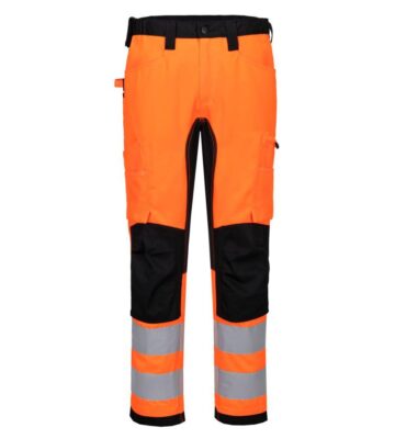 Portwest CD848 WX2 ECO Hi-Vis Stretch Trade Trouser – Orange/Black