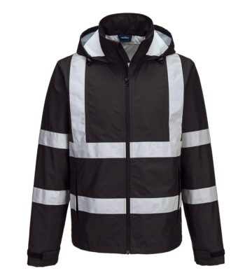 Portwest F442 Iona Enhanced Lightweight Packable Jacket – Black