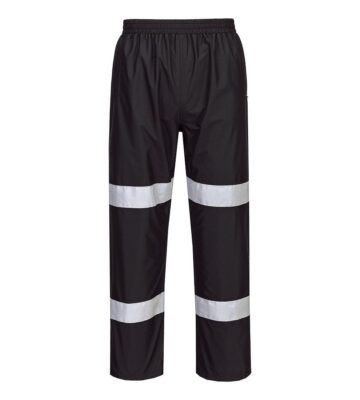Portwest F443 Iona Enhanced Lightweight Packable Trousers – Black