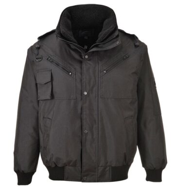 Portwest F465 3-in-1 Bomber Jacket – Black