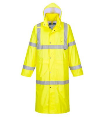 Portwest H445 Hi-Vis Rain Coat 122cm – Yellow