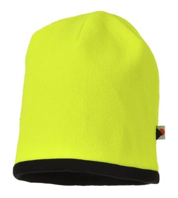 Portwest HA14 Reversible Hi-Vis Beanie Hat – Yellow/Black
