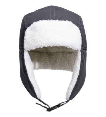 Portwest HA33 Sherpa Lined Trapper Hat – Metal Grey