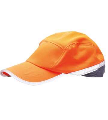 Portwest HB10 Hi-Vis Baseball Cap – Orange/Navy